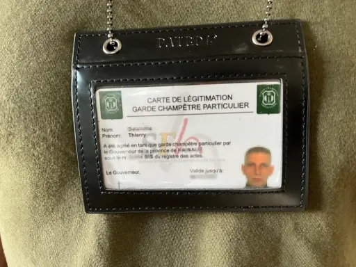 Porte carte légitimation
